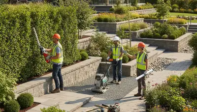 Thornton, CO tree service crew designing a landscape for Colorado soil and climate conditions