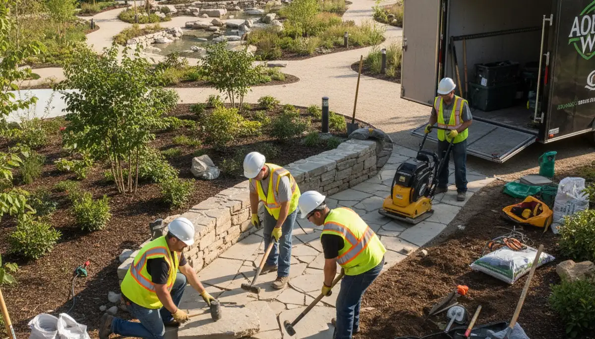 Thornton, CO arborist designing a landscape for tree care and outdoor space planning