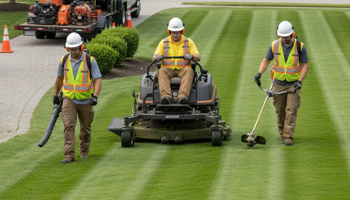 Thornton, CO tree service crew providing professional tree trimming and yard care