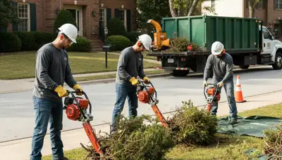 Shrub removal service in Thornton, CO by Arbor Tree Care for safe, efficient landscape clearing