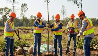 Tree planting service in Thornton, CO for healthy landscape establishment and proper species selection